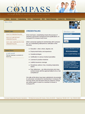 Compass Independent Physicians Association, Independent Physicians Association